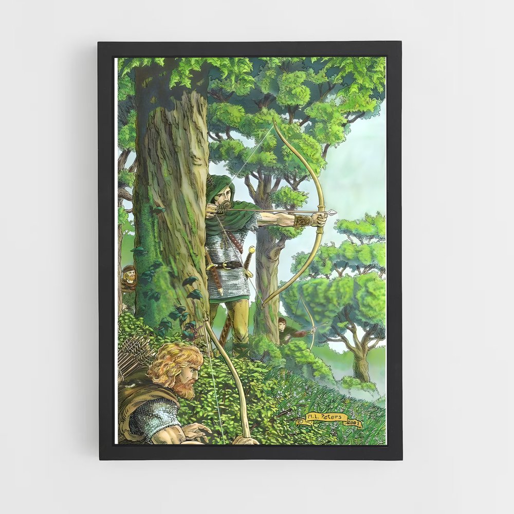 Poster L'Archer des Bois – affiche Tir à l’arc (vue 2)